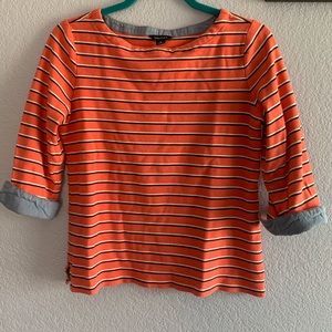 Nautica 3/4 striped top